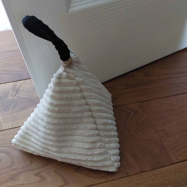 Cale porte velours beige