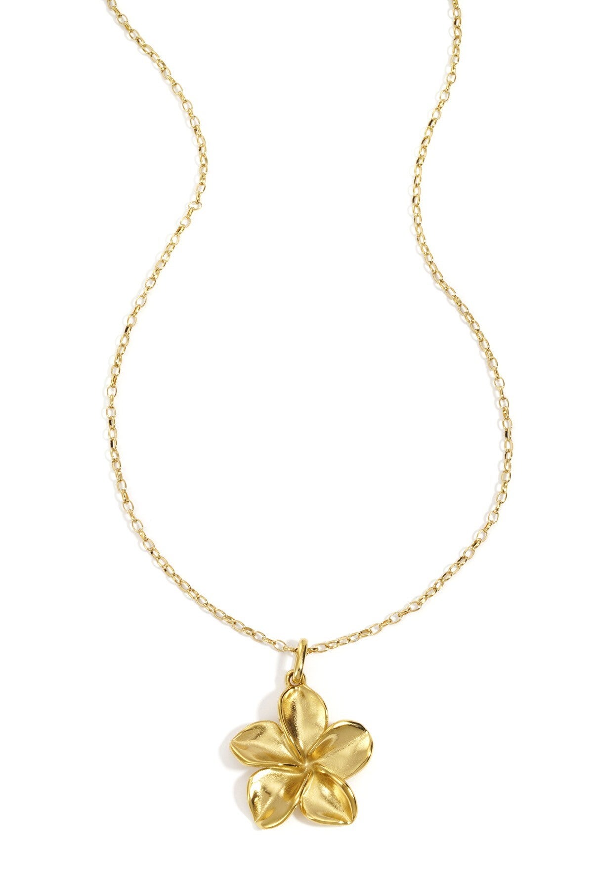 Tropical ketting goud