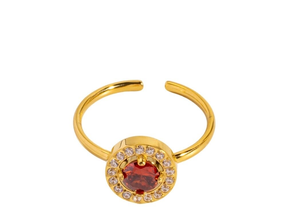 Vintage ring red