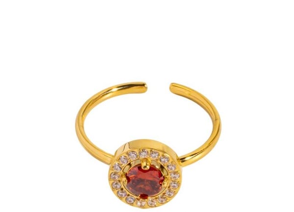 Vintage ring red