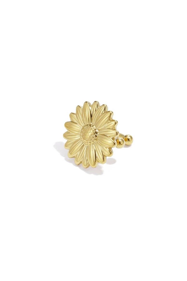 Daisy earcuff goud