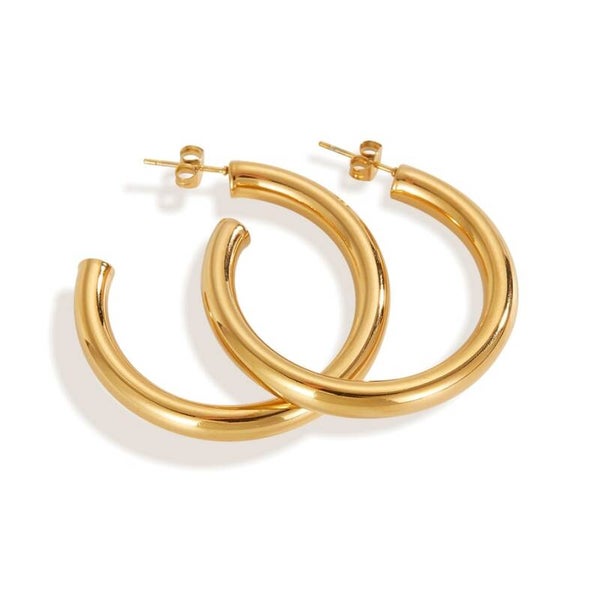 Basic hoop goud