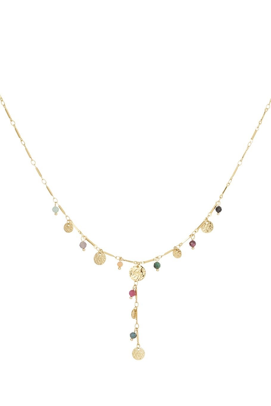 Charmed coins ketting goud