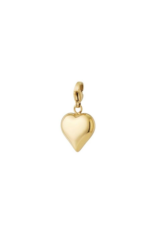 Gold heart charm
