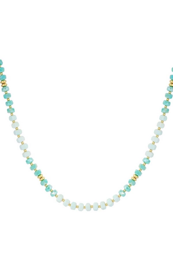 Natural stone all over mint goud