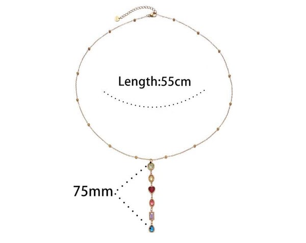 Party hard ketting goud