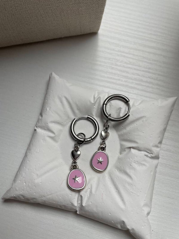 Bibi oorbellen zilver