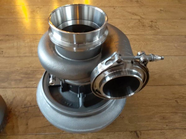 TiAl turbine housing S400SX S400SX-E 83mm  V band 1.02 A/R