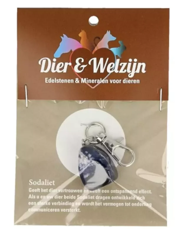 Dier & Welzijn halsband hanger Sodaliet