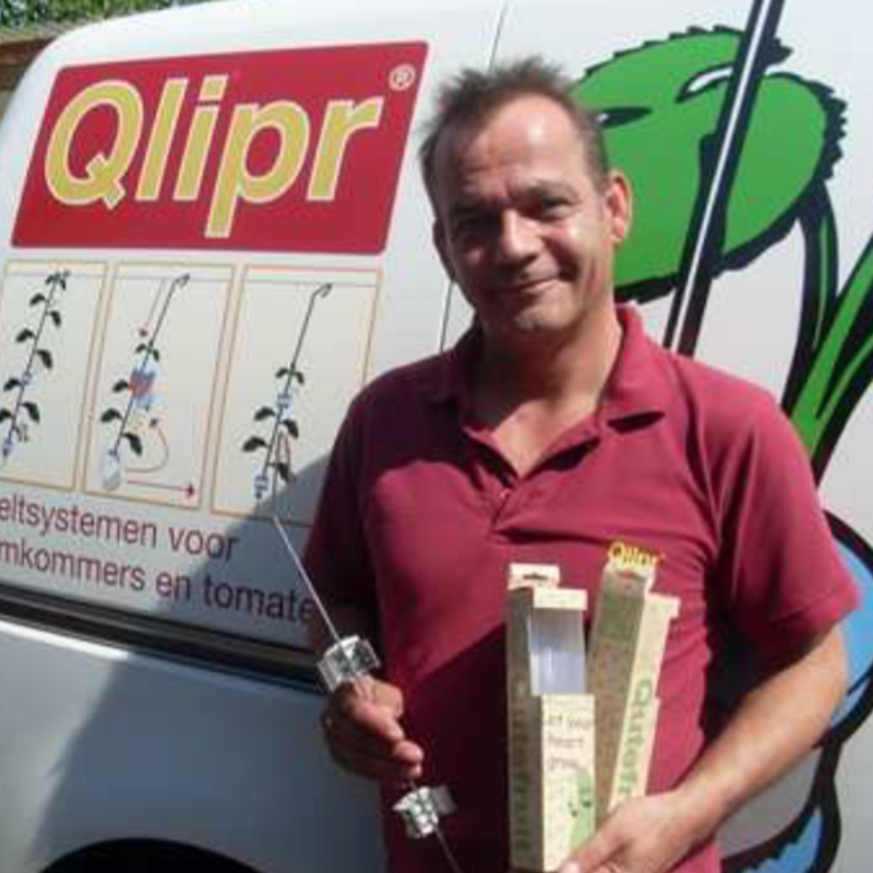 Qlipr System nominated for Lidl Food Prize. Founder Cor Pellikaan on this picture.
