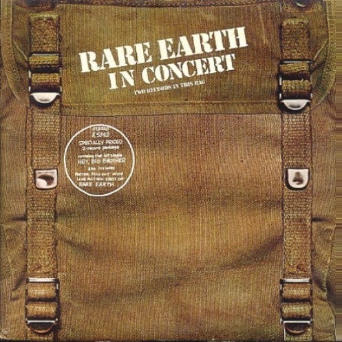 Rare Earth ‎– Rare Earth In Concert