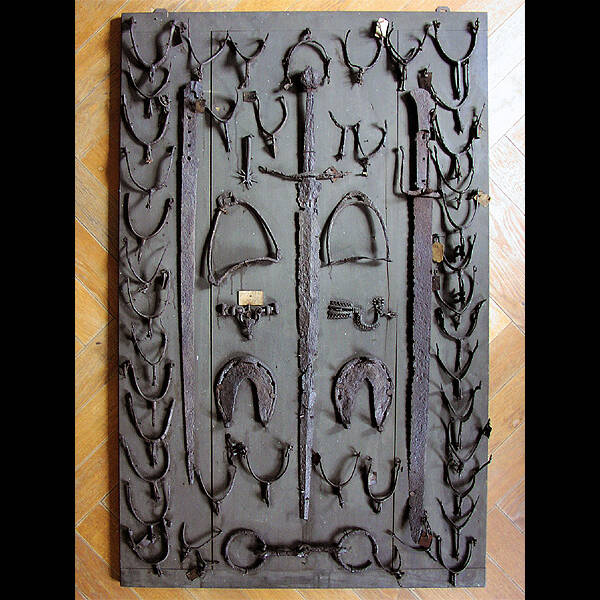 Spätmittelalter Schwert Sporen