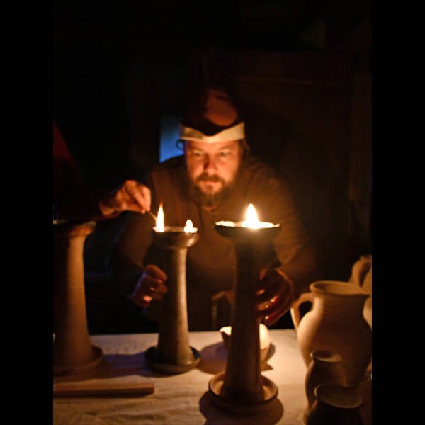 Bärnau Geschichtspark Leuchter