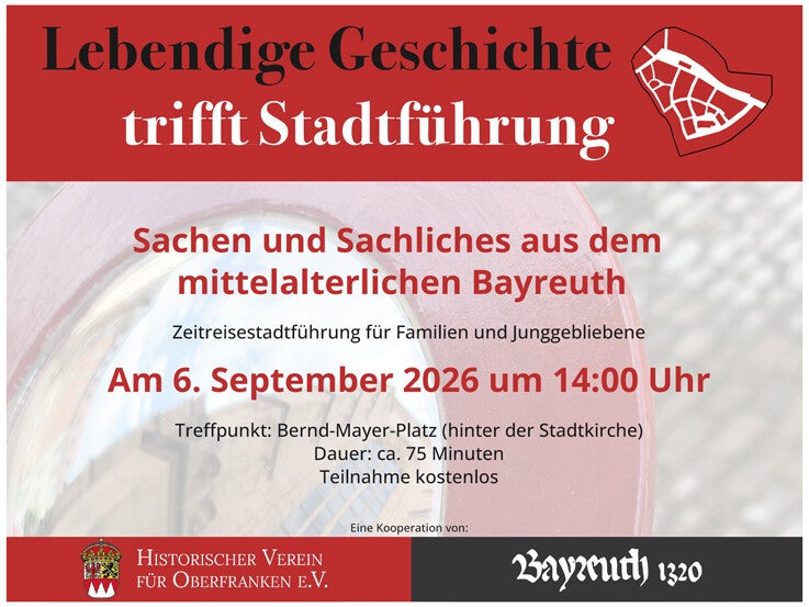 Zeitreisestadtführung 6. September 2026