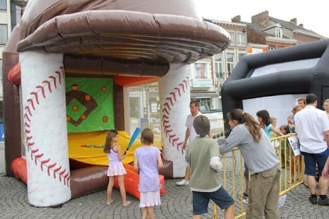 Opblaasbaar baseballspel
