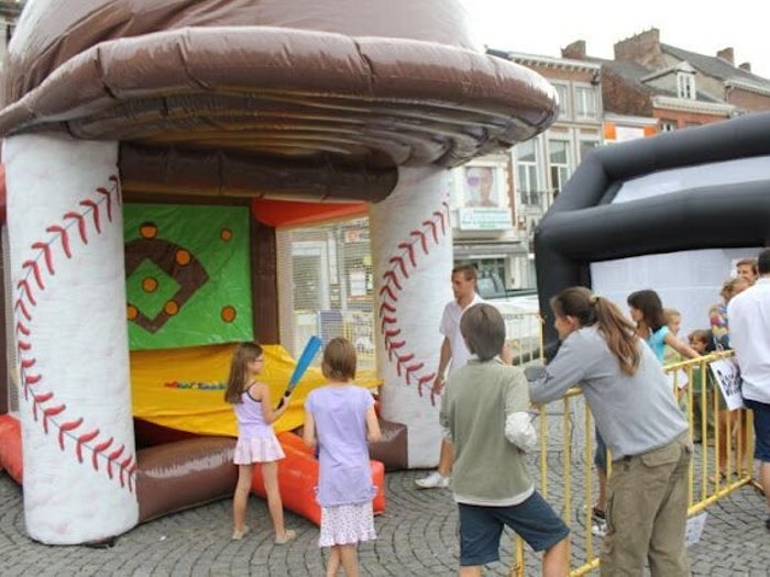 Opblaasbaar baseballspel
