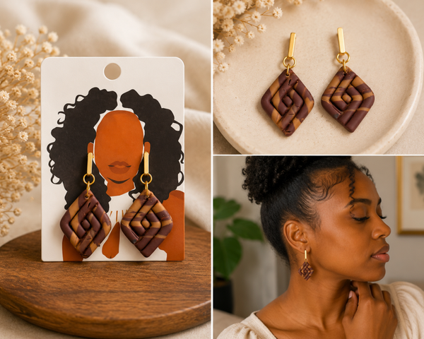 Mocha Swirl Earrings