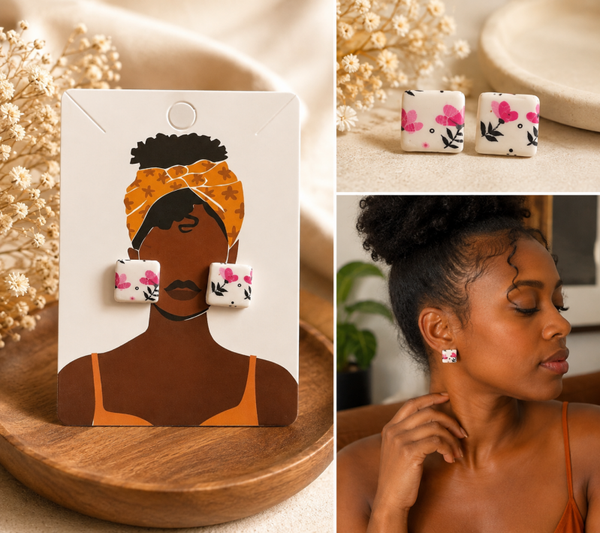 Pink Floral (square)