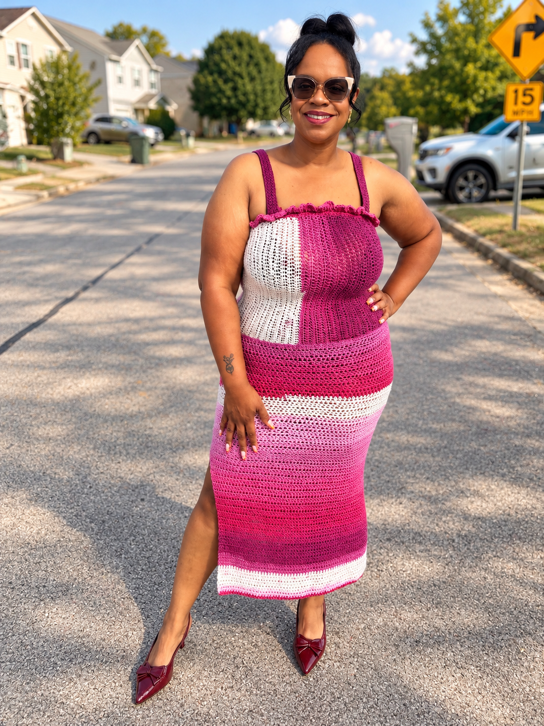 The Rose’ Hour Crochet Dress 🌹