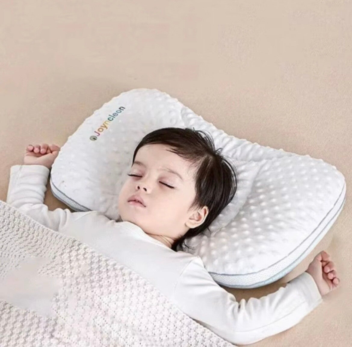 Ergonomisch peuterkussen 2-6 jaar - Koelend, Ademend & Dibbele Hoogte voor Optimale Ondersteuning