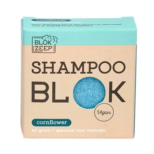 Blokzeep Shampoo Blok Cornflower speciaal voor mannen