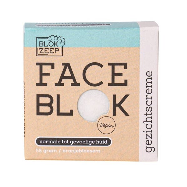 Blokzeep Face blok gezichtsreiniger voor normale tot gevoelige huid.
