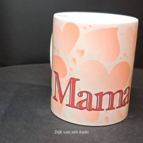 Beker bedrukt Mijn MAMA is de liefste