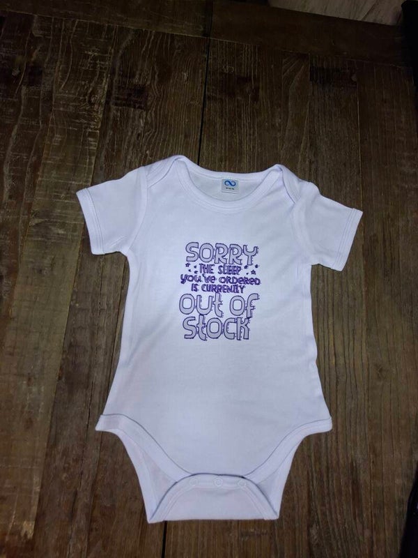 Romper Sorry the sleep you ordered is currently out of stock