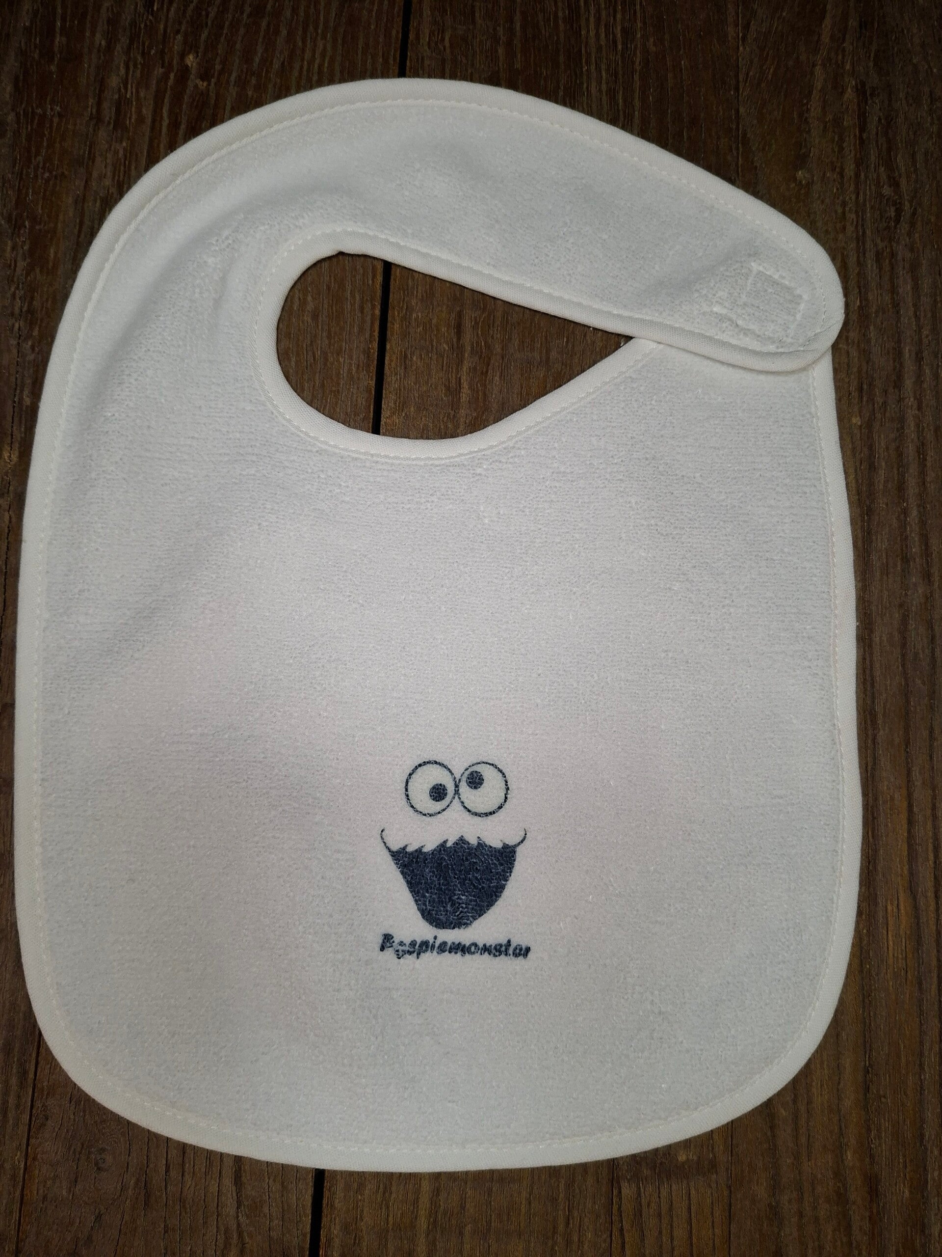 Slab poepiemonster zwart wit