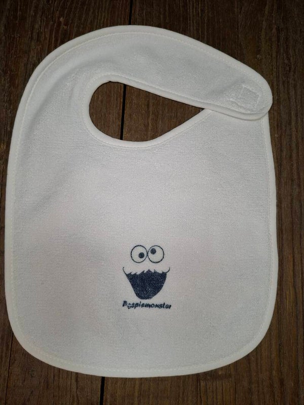 Slab poepiemonster zwart wit