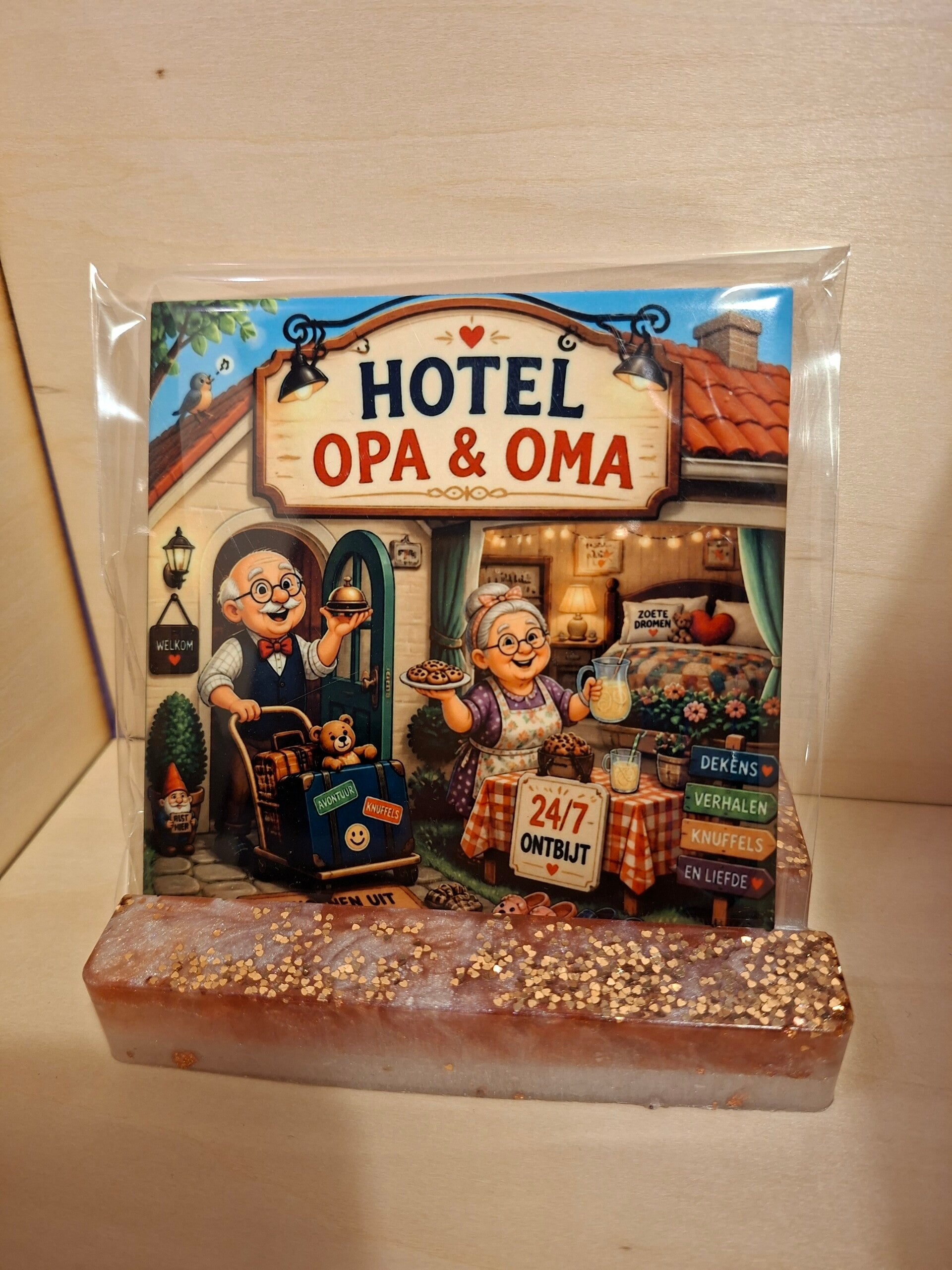 Hotel opa en oma tegel