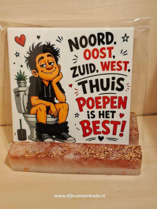 thuis poepen tegel