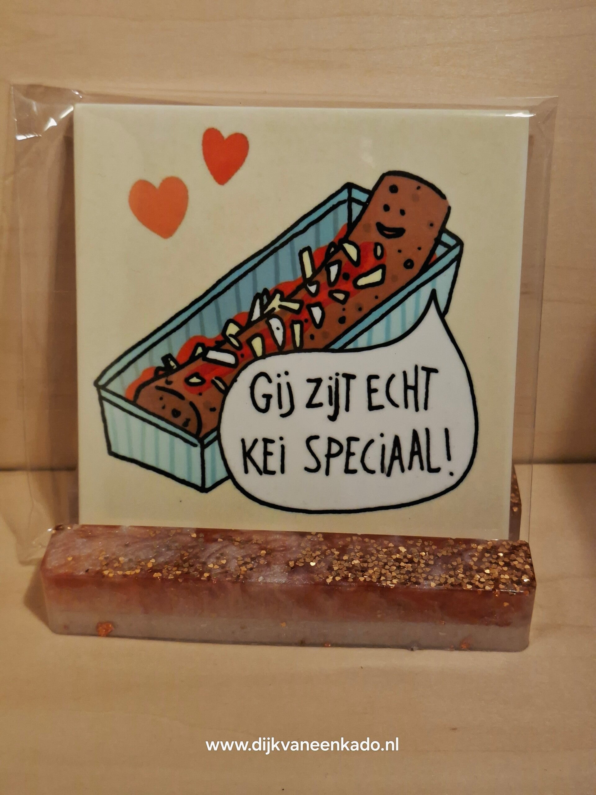 Frikandel tegel