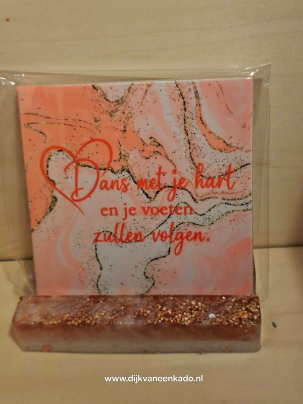 Dans met je hart tegel