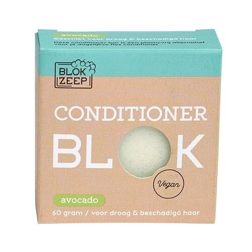 Blokzeep Conditioner Blok Avocado voor droog en beschadigd haar