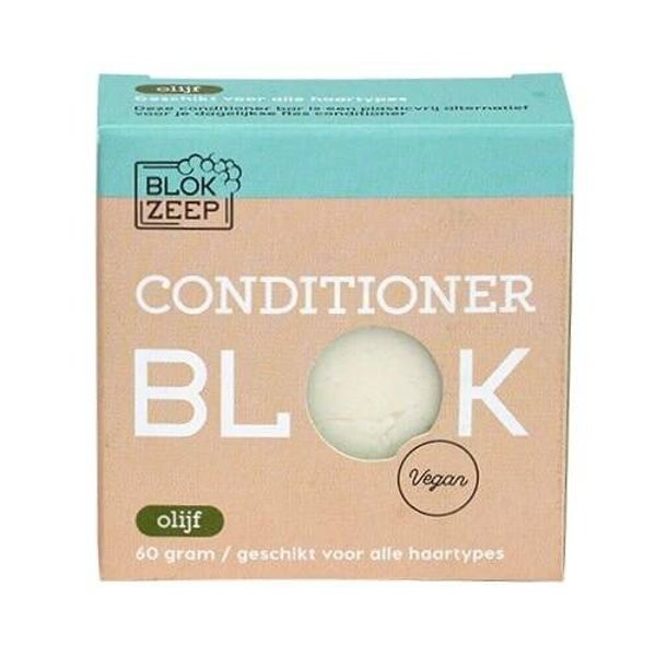 Blokzeep Conditioner Blok Olijf geschikt voor alle haartypes