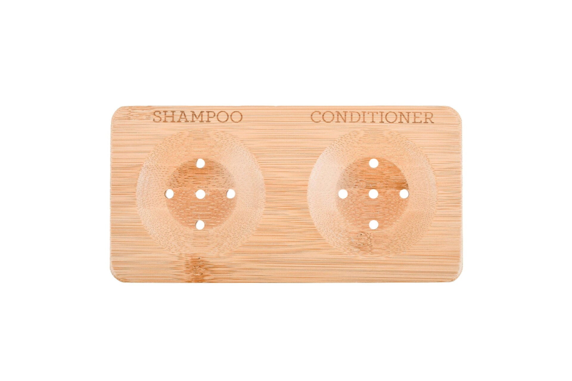 Blokzeep Bamboe zeephouder 2x rond