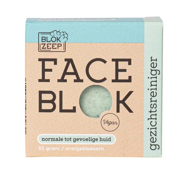 Face blok gezichtsreiniger Normale tot gevoelige huid.