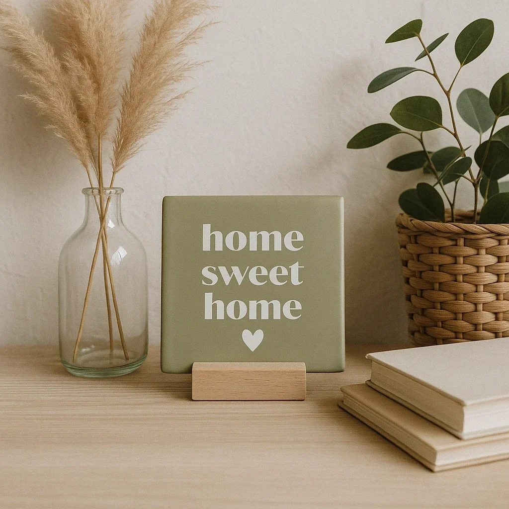Artige tegel Home sweet home