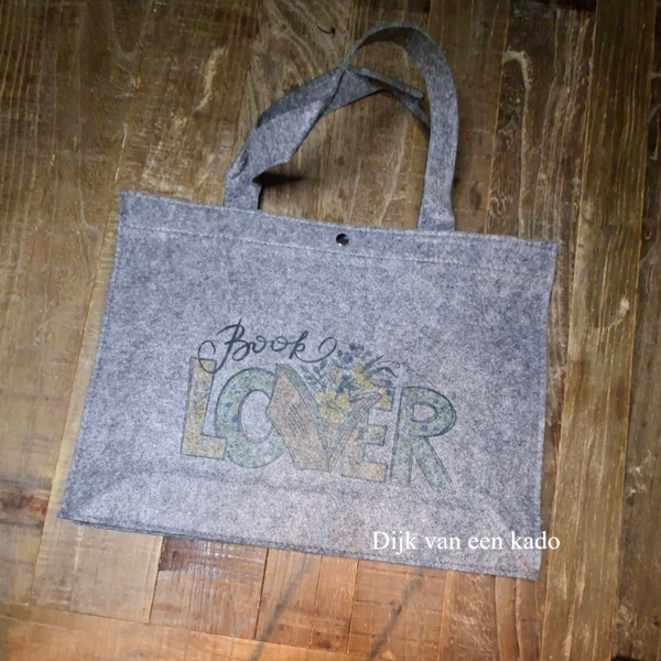 Vilten tas: Book Lover