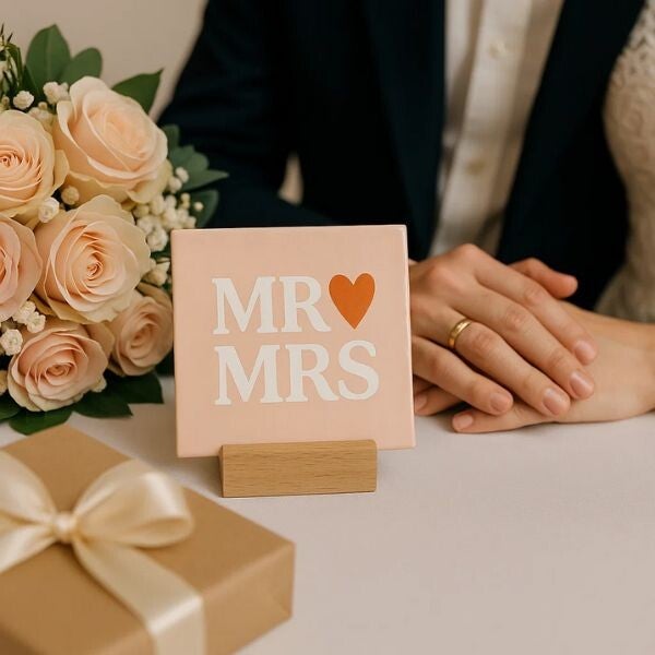 Artige tegel MR & MRS