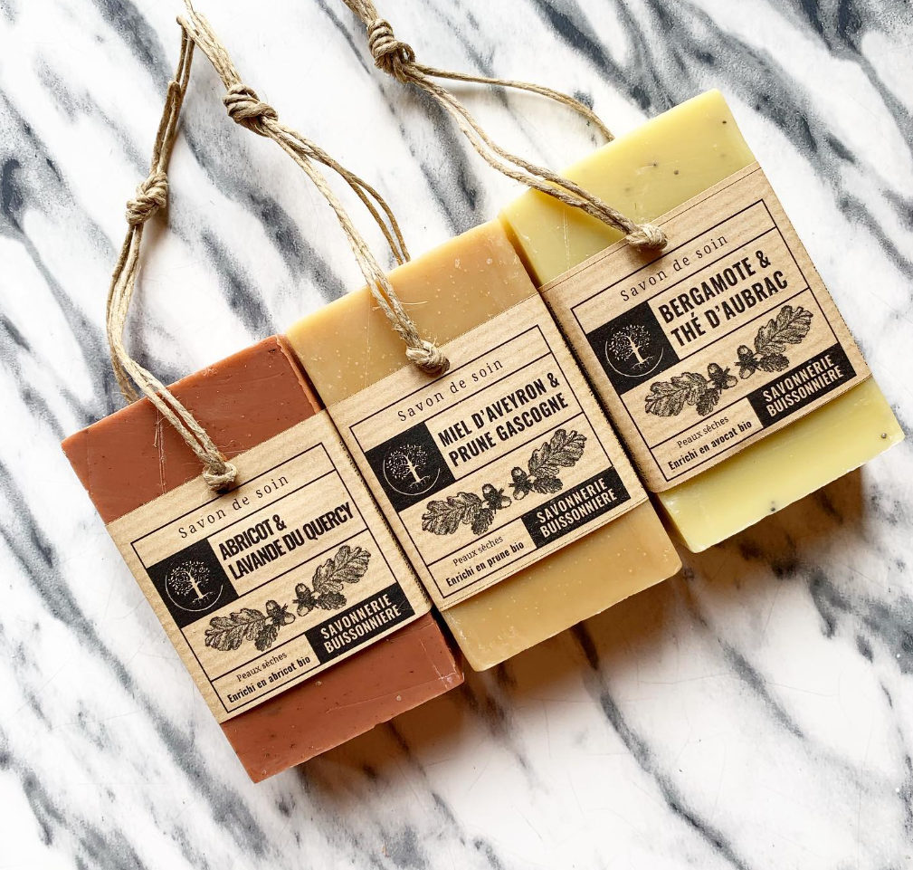 Biologische zeep bergamot & Aubrac thee > droge huid van savonnerie buissonnière