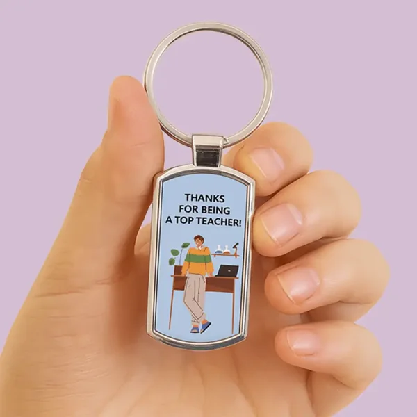 Sleutelhanger met personalisatie