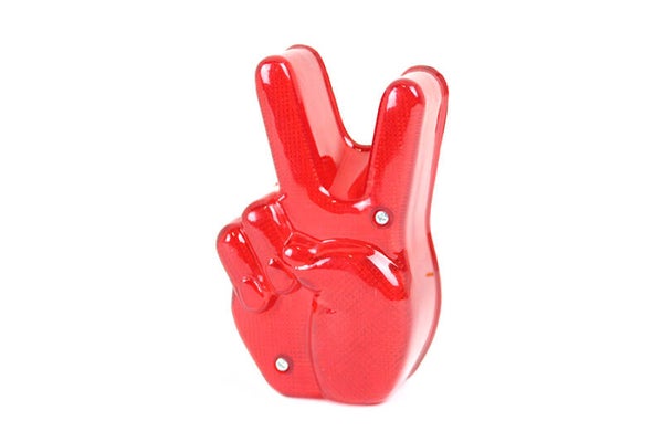 PEACE SIGN LED TAIL LAMP VTWIN 33-1675