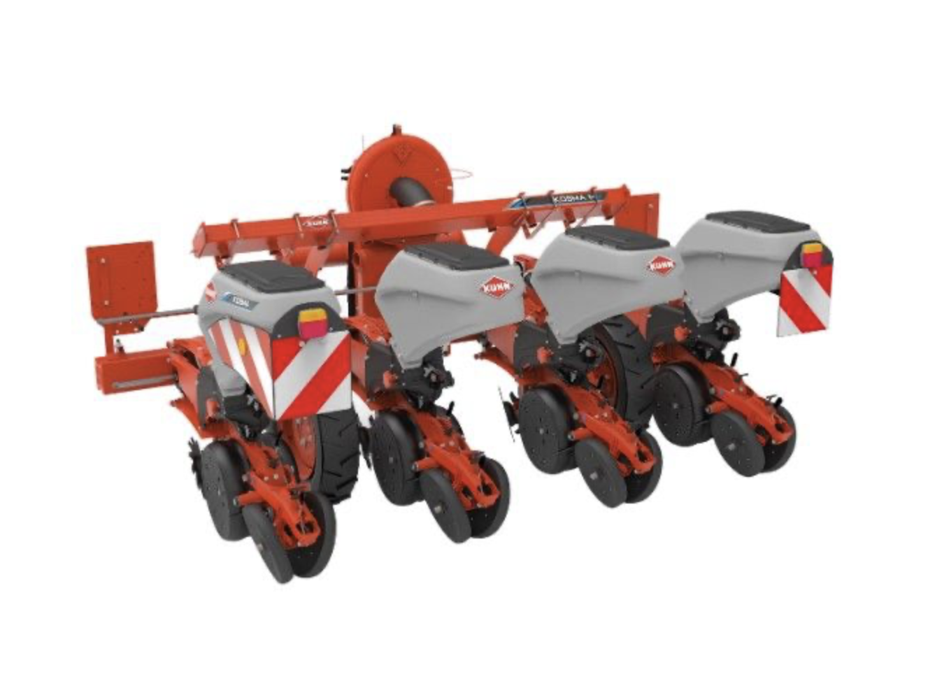 Semoir KUHN Kosma TM 4 rangs - Edition gris