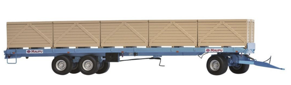 Plateau MAUPU 1180/200 bleu avec 10 palox