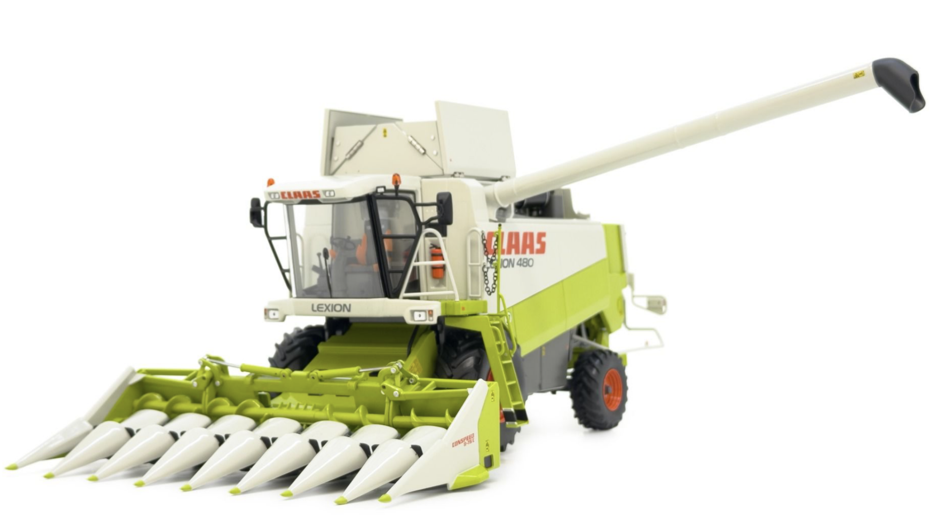 Moissonneuse CLAAS Lexion 480 avec cueilleurs à maïs 8-75C