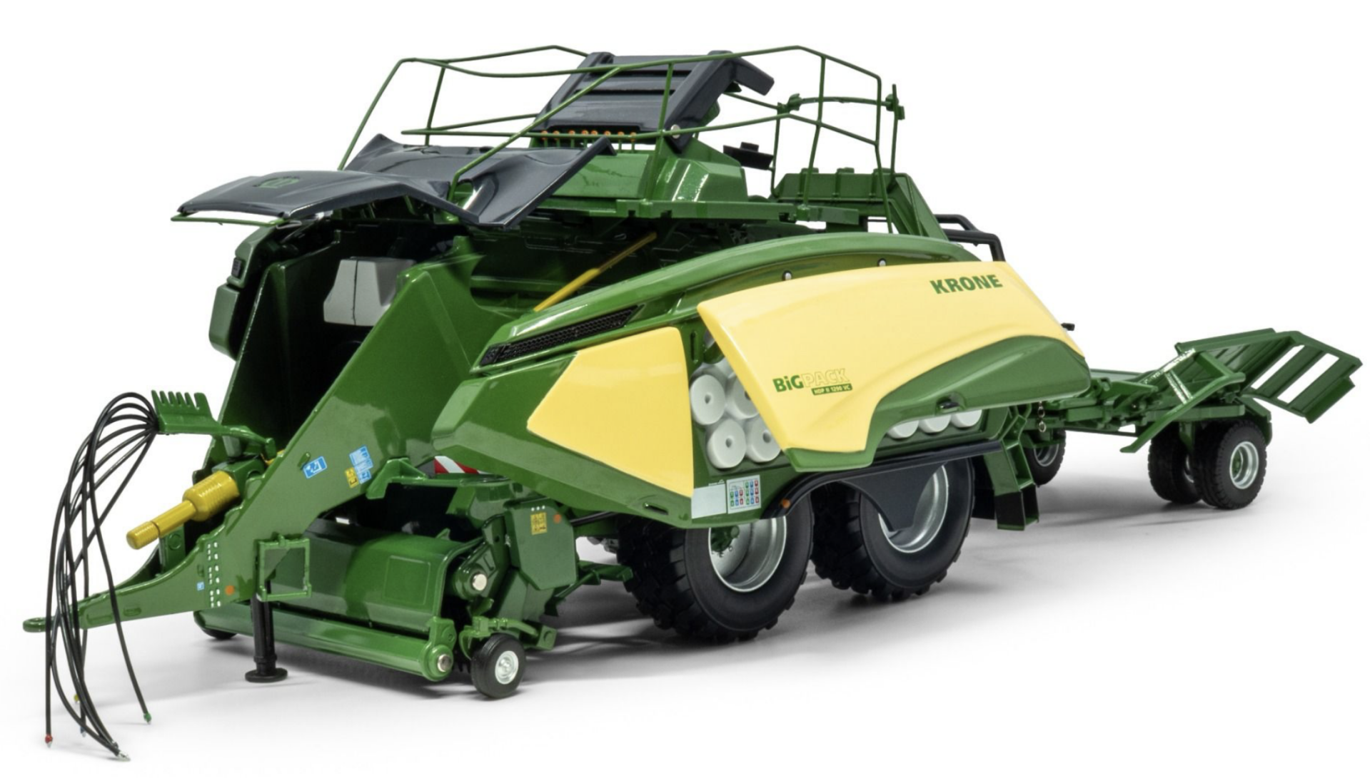 Presse KRONE BigPack HDP II 1290 VC avec groupeur