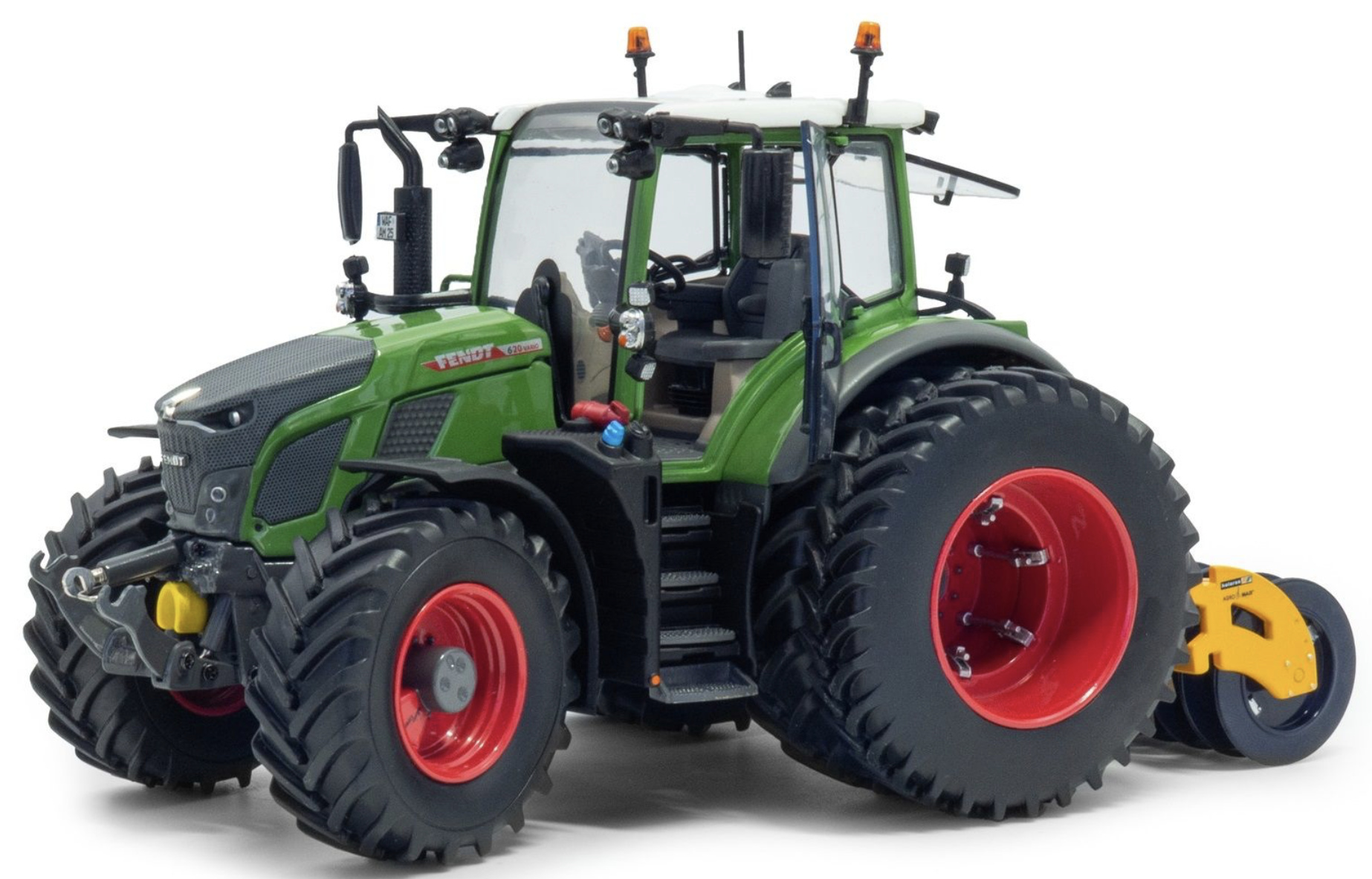 FENDT 620 Vario jumelé arrière avec rouleau HOLARAS Stego 285-PRO - Edition AGROMAIS
