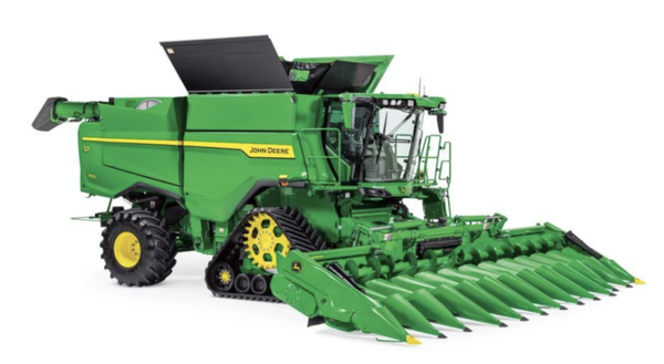 Moissonneuse-batteuse JOHN DEERE S7 900 avec 2 coupes à chenilles - Collection prestige